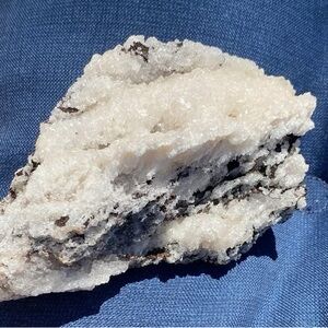 Natural Calcite Quartz with stalactite